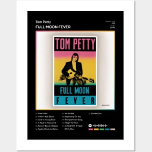 Tom Petty - Full Moon Fever Tracklist Album Posters and Art